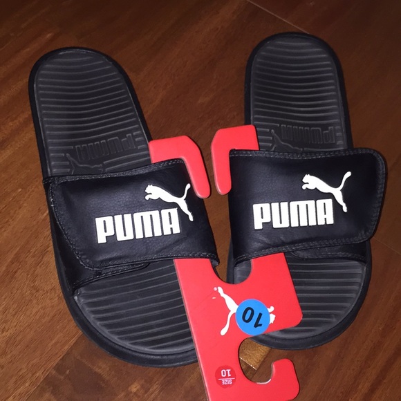 puma slides velcro